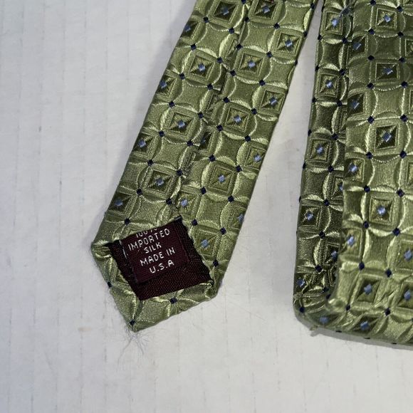 Nordstrom Light Green Textured Silk Tie - Picture 5 of 5